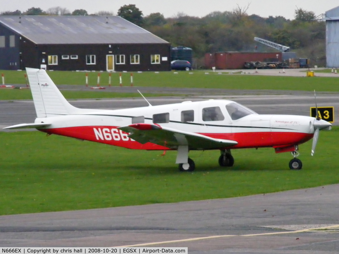 N666EX, 2001 Piper PA-32R-301T Turbo Saratoga C/N 3257241, at North Weald
