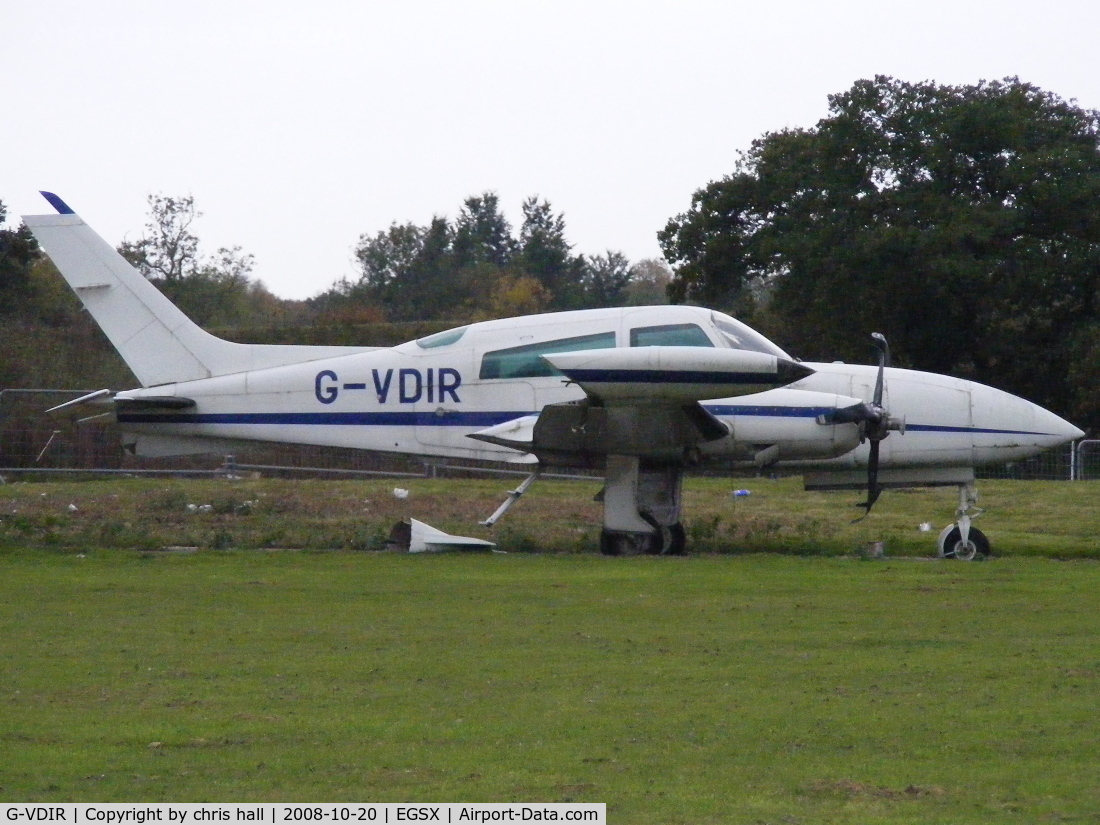 G-VDIR, 1975 Cessna T310R C/N 310R-0211, Previous ID: N5091J. De-Registered 03/03/2006 classed as destroyed