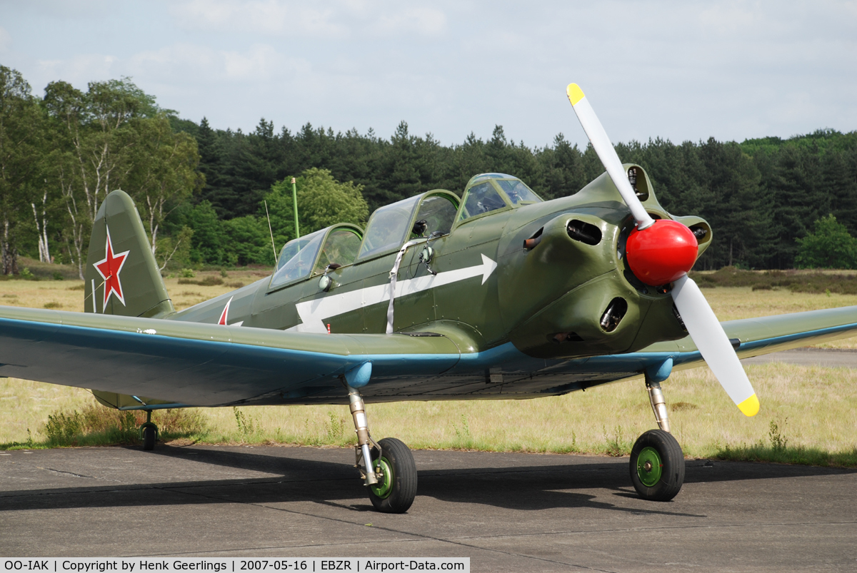 OO-IAK, 1956 Yakovlev Yak-18 C/N 1332019, Chipmunk Fly In , Zoersel, Belgium Summer 2007