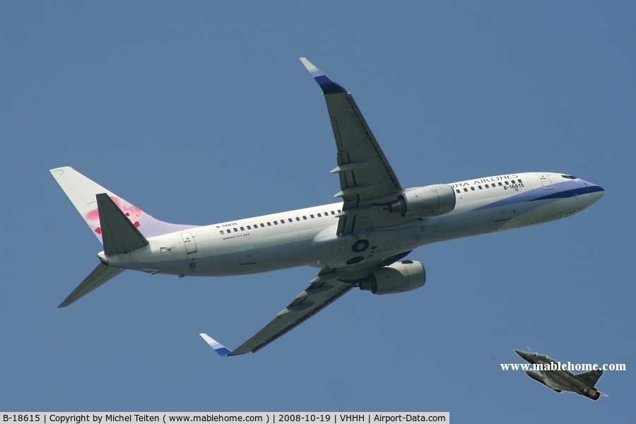 B-18615, Boeing 737-809 C/N 30174, China Airlines