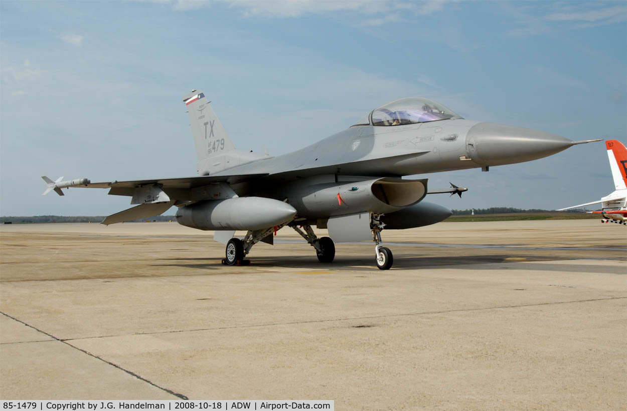 85-1479, 1987 General Dynamics F-16C Fighting Falcon C/N 5C-259, At NAF Washington Andrews AFB Maryland