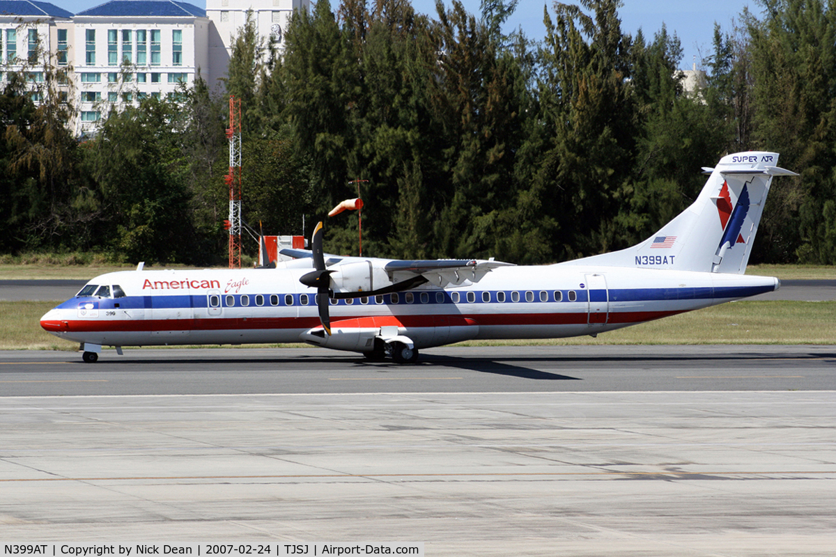 N399AT, 1994 ATR 72-212 C/N 399, /