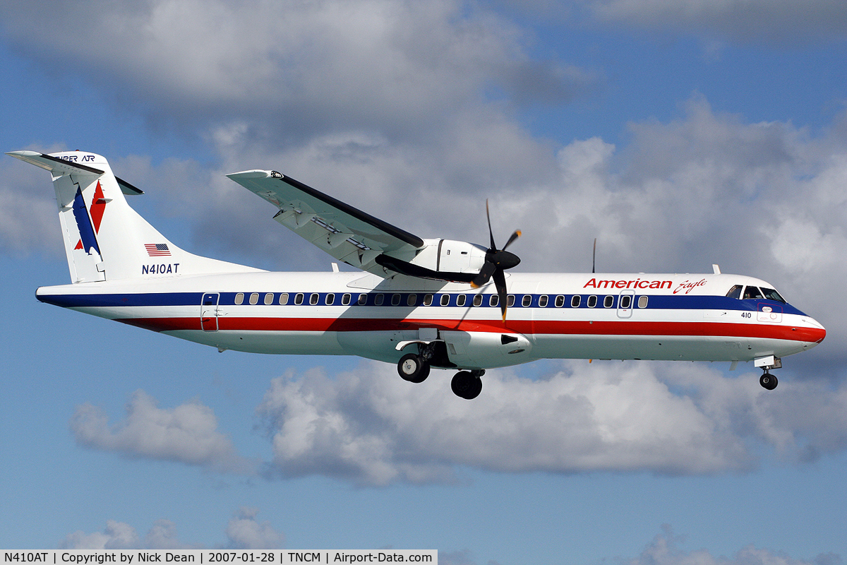 N410AT, 1994 ATR 72-212 C/N 410, /