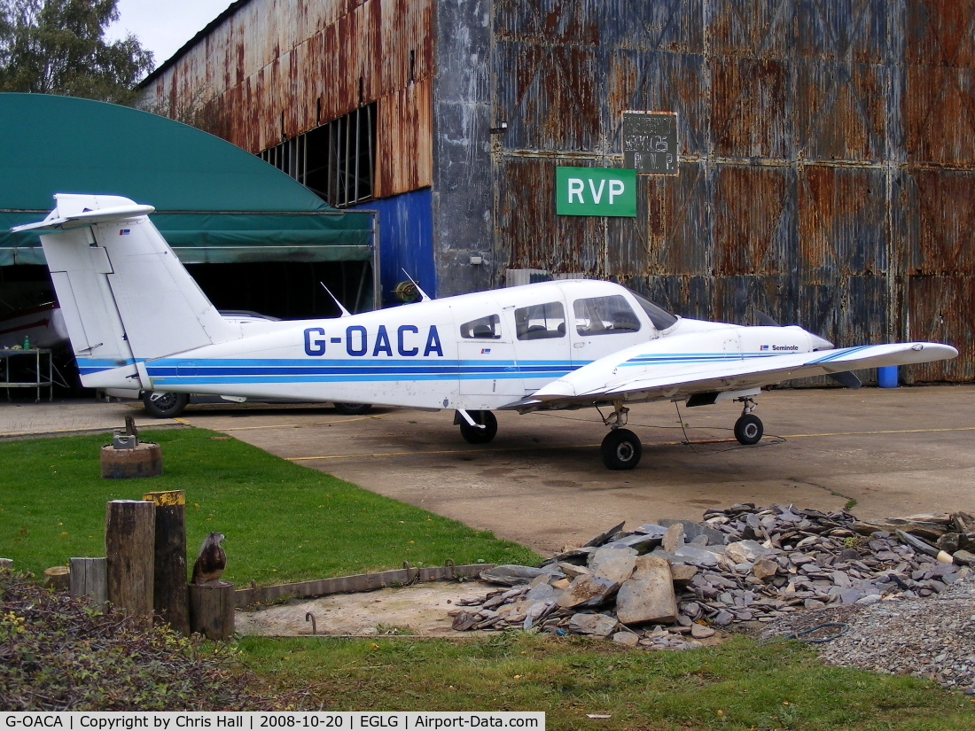 G-OACA, 1979 Piper PA-44-180 Seminole C/N 44-7995202, Owned by LENHAM MOTORSPORT