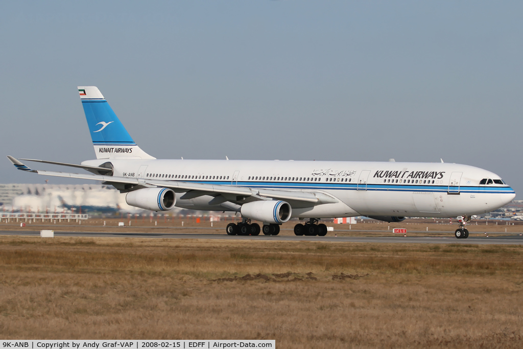 9K-ANB, 1995 Airbus A340-313 C/N 090, Kuwait Airways A340-300