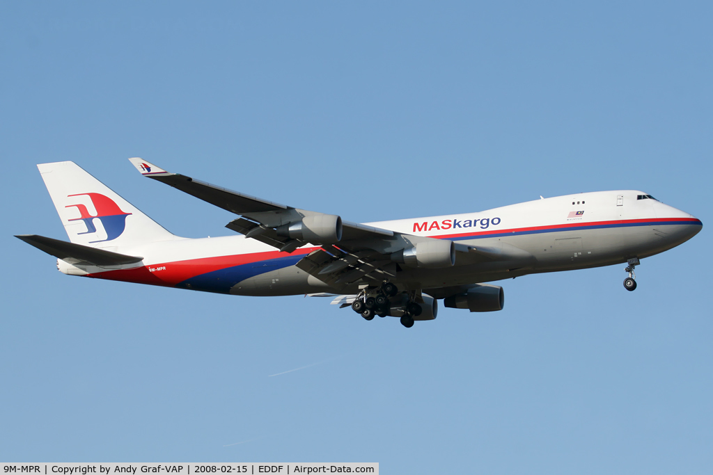 9M-MPR, 2006 Boeing 747-4H6F C/N 28434, MAS Kargo 747-400