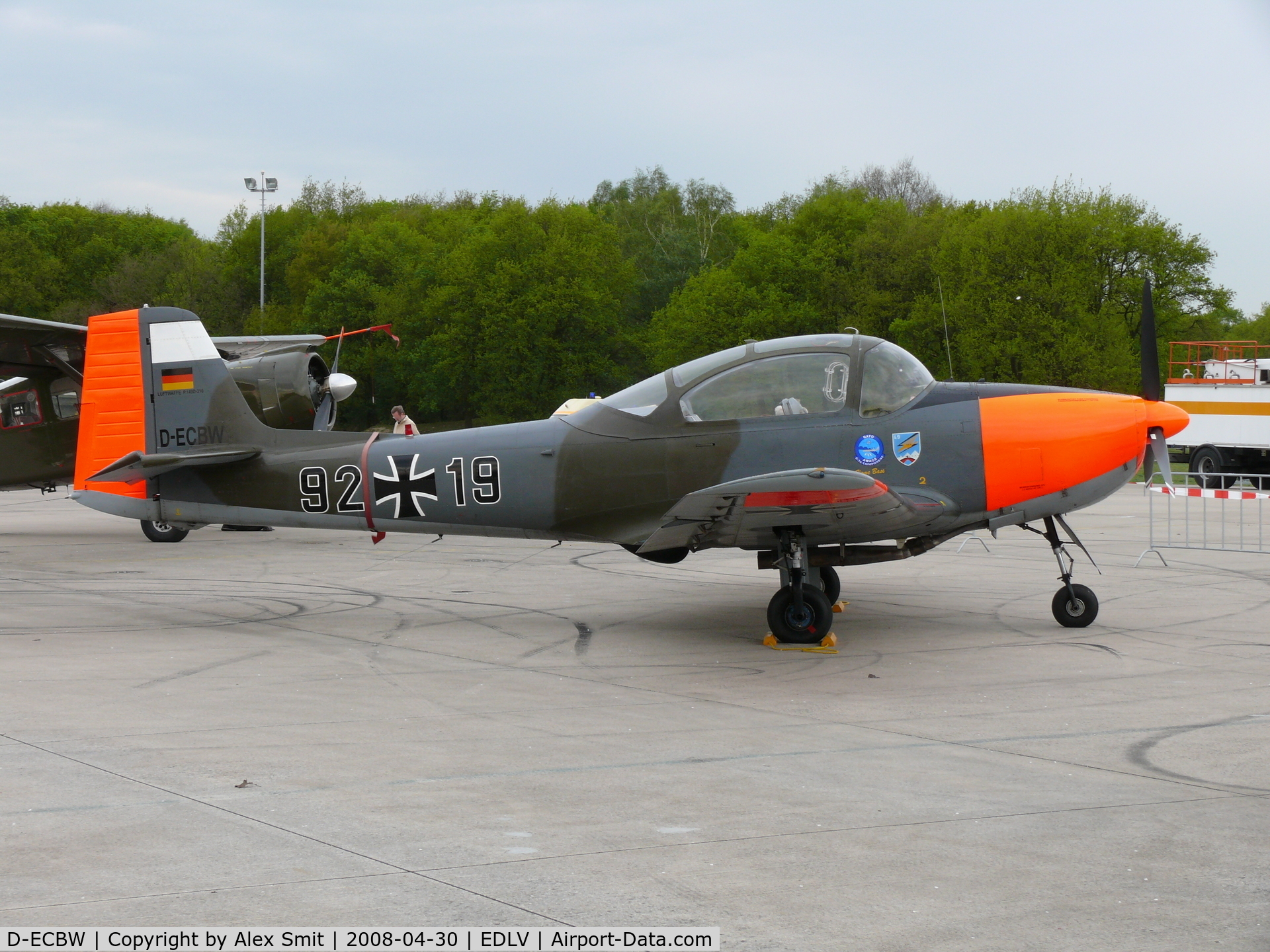 D-ECBW, 1958 Focke-Wulf FWP-149D C/N 316, Piaggio FWP-149D D-ECBW as German Air Force 92+19
