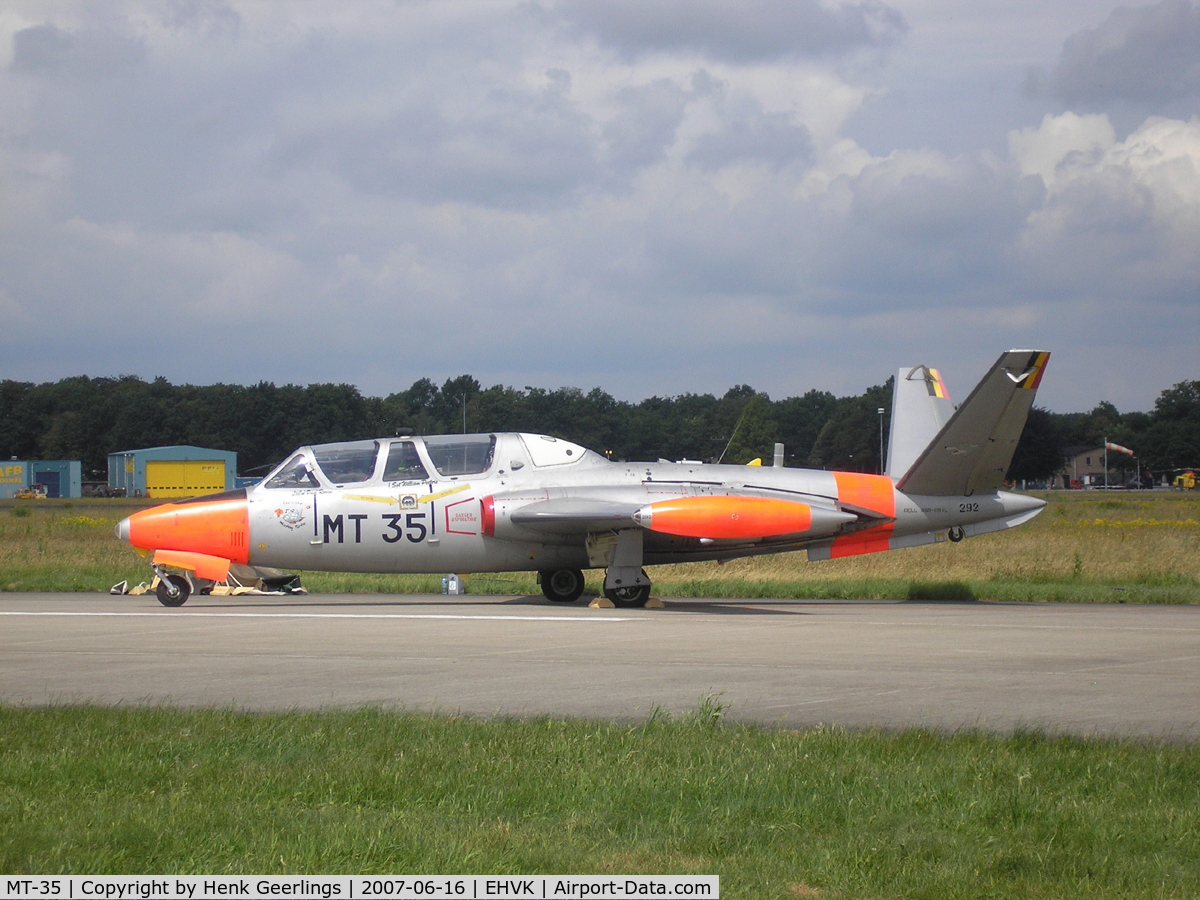 MT-35, Fouga CM-170R Magister C/N 292, Dutch AF Openday, Volkel AFB , 2007