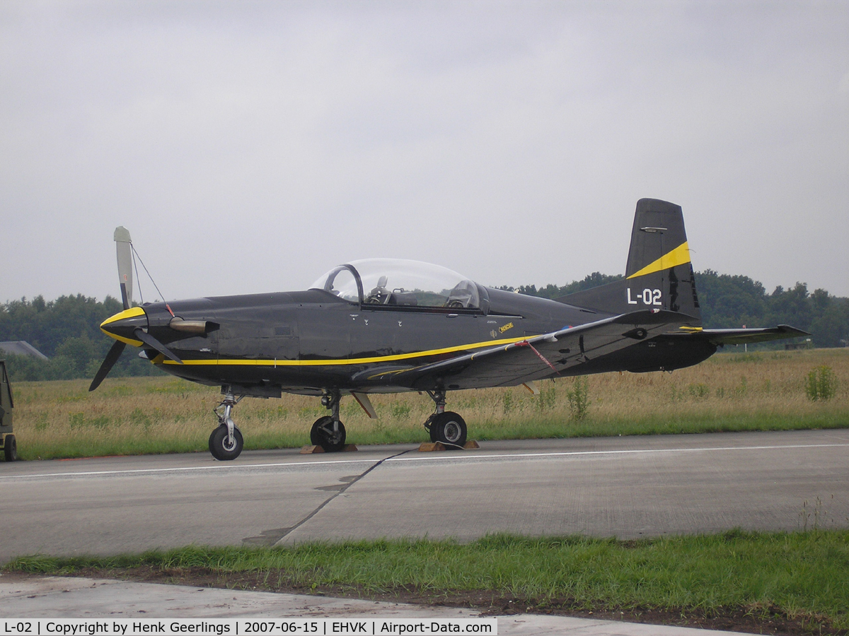 L-02, Pilatus PC-7 Turbo Trainer C/N 539, Dutch AF Openday, Volkel AFB , 2007   Dutch AF