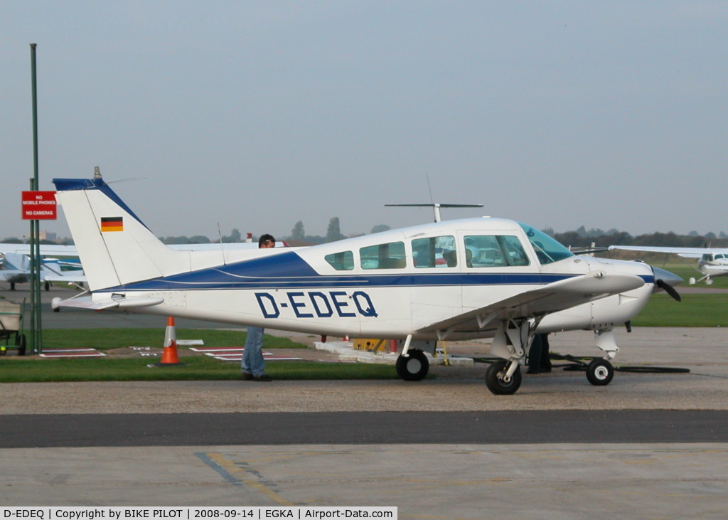 D-EDEQ, 1974 Beech B24R Sierra C/N MC-239, NICE SIERRA. UK REGISTERED G-EDEO 2009-11-12