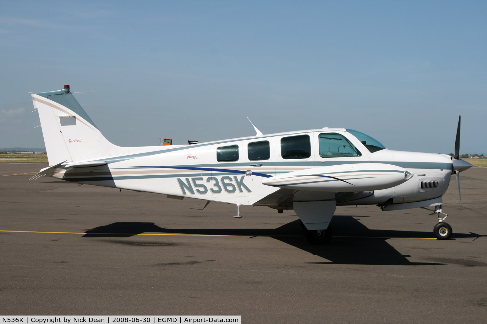 N536K, 1998 Raytheon Aircraft Company A36 Bonanza C/N E3220, /