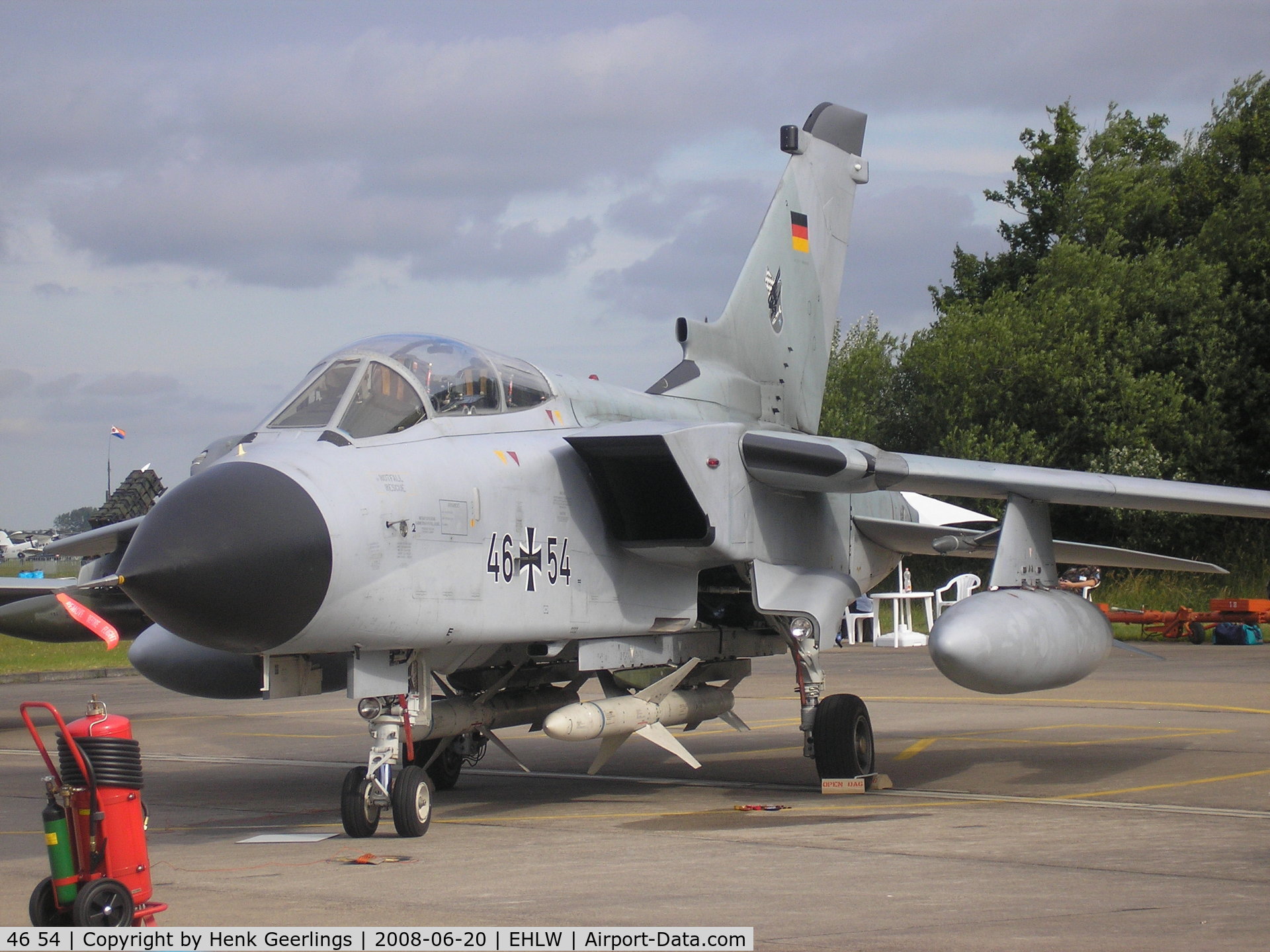 46 54, Panavia Tornado ECR C/N 898/GS287/4354, Dutch AF Openday , Leeuwarden AFB 2008  - German AF