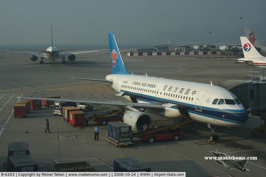 B-6203, 2005 Airbus A319-132 C/N 2554, China Southern Airlines