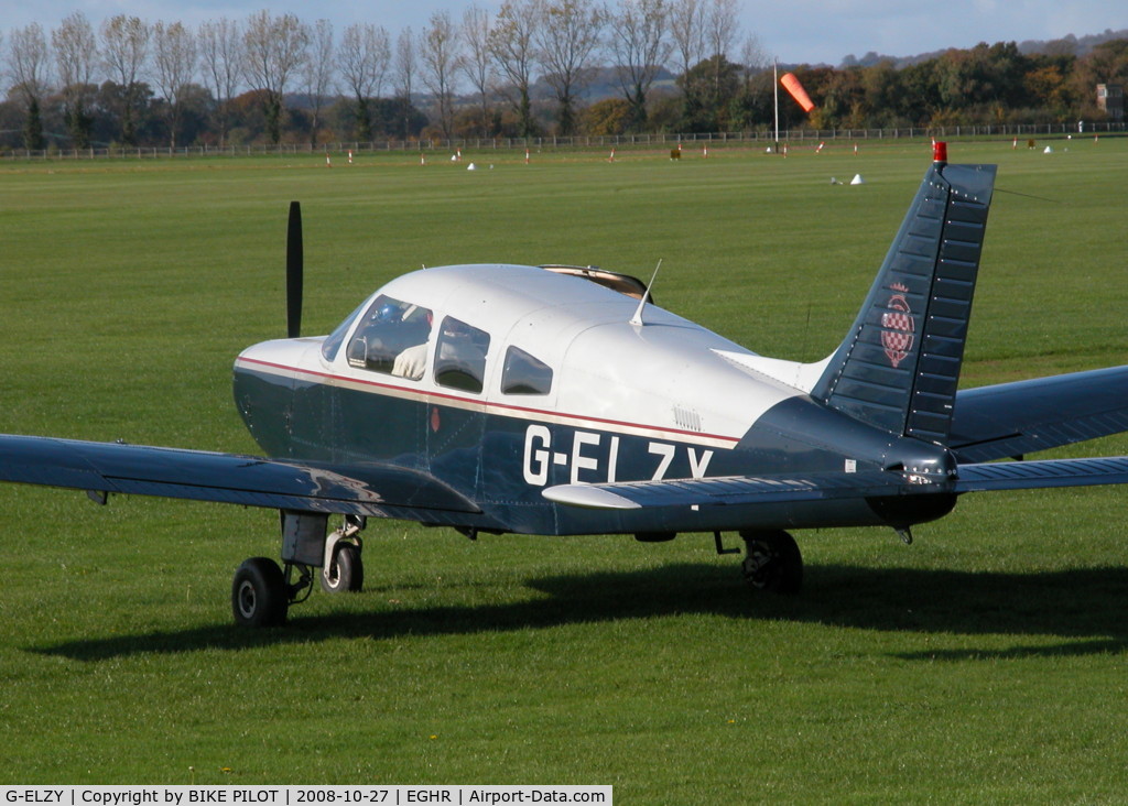 G-ELZY, 1986 Piper PA-28-161 Cherokee Warrior II C/N 28-8616027, ONE OF THE GOODWOOD AERO CLUB FLEET