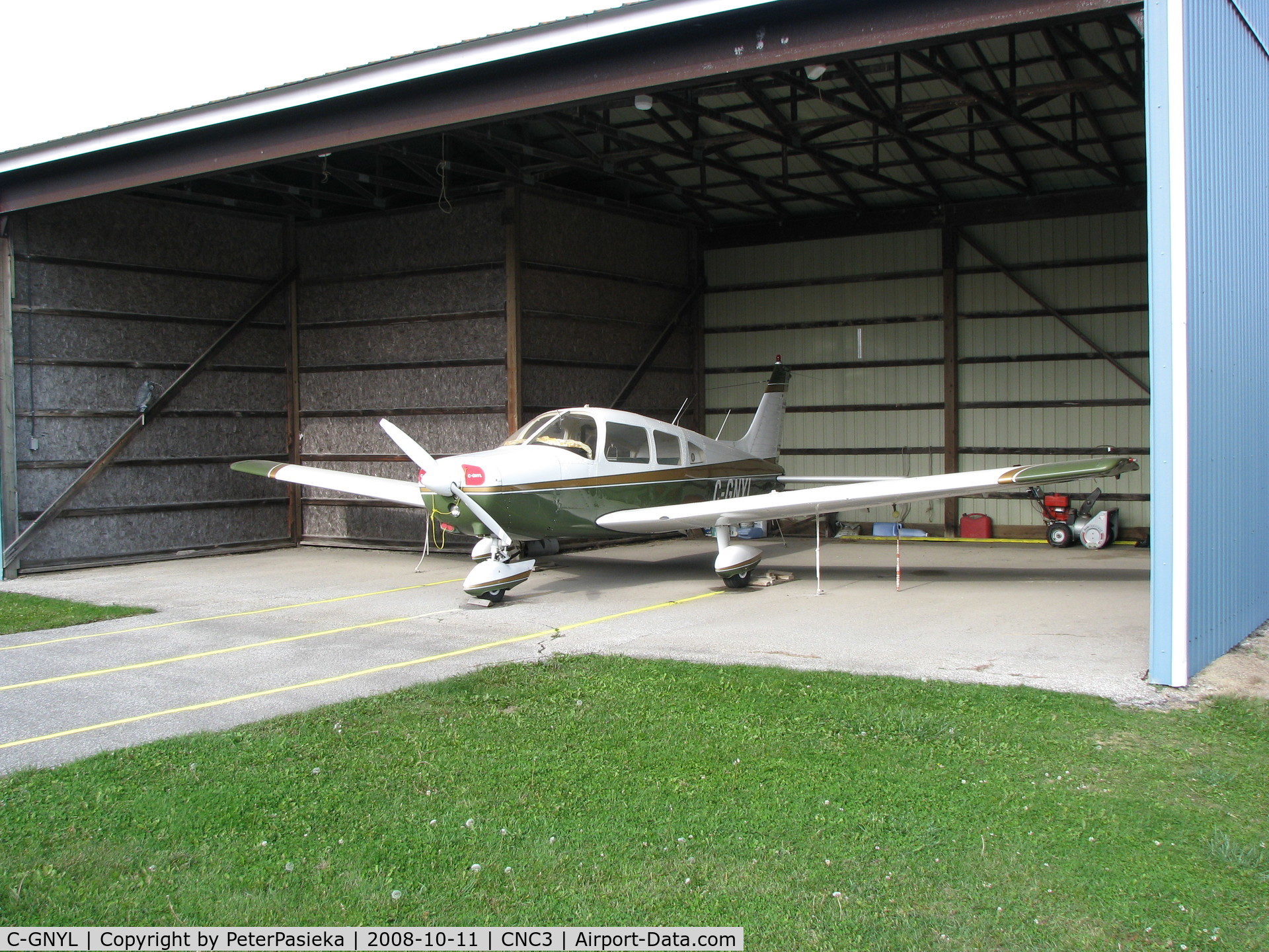 C-GNYL, 1975 Piper PA-28-151 Cherokee Warrior C/N 28-7515415, @ Brampton Airport