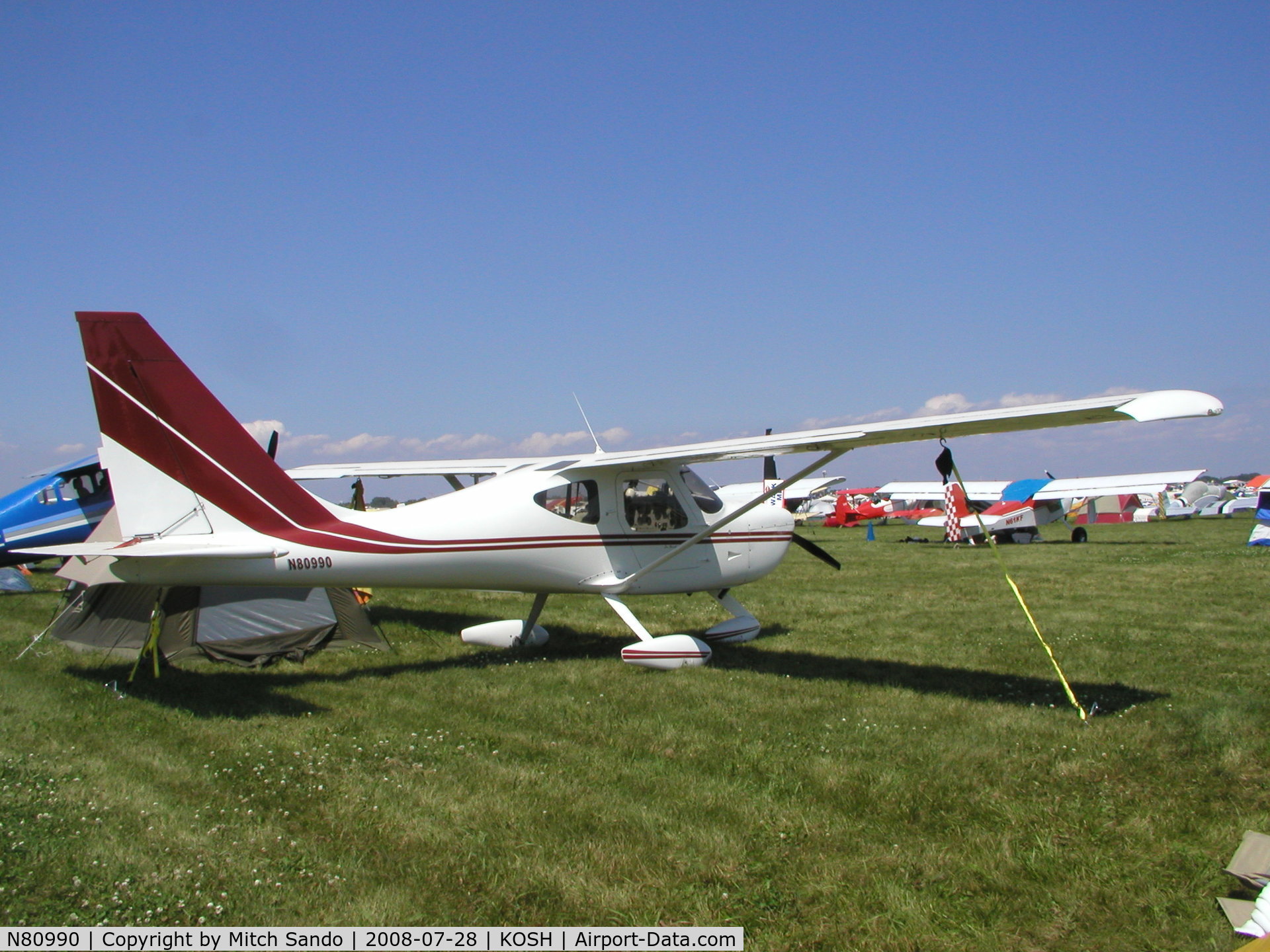 N80990, 2000 Stoddard-Hamilton Glastar C/N 5075, EAA AirVenture 2008.
