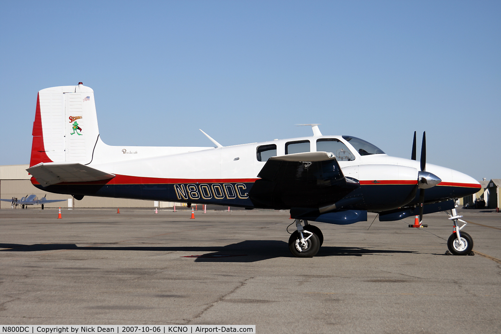 N800DC, 1956 Beech D50 Twin Bonanza C/N DH-120, Nice T-BONE