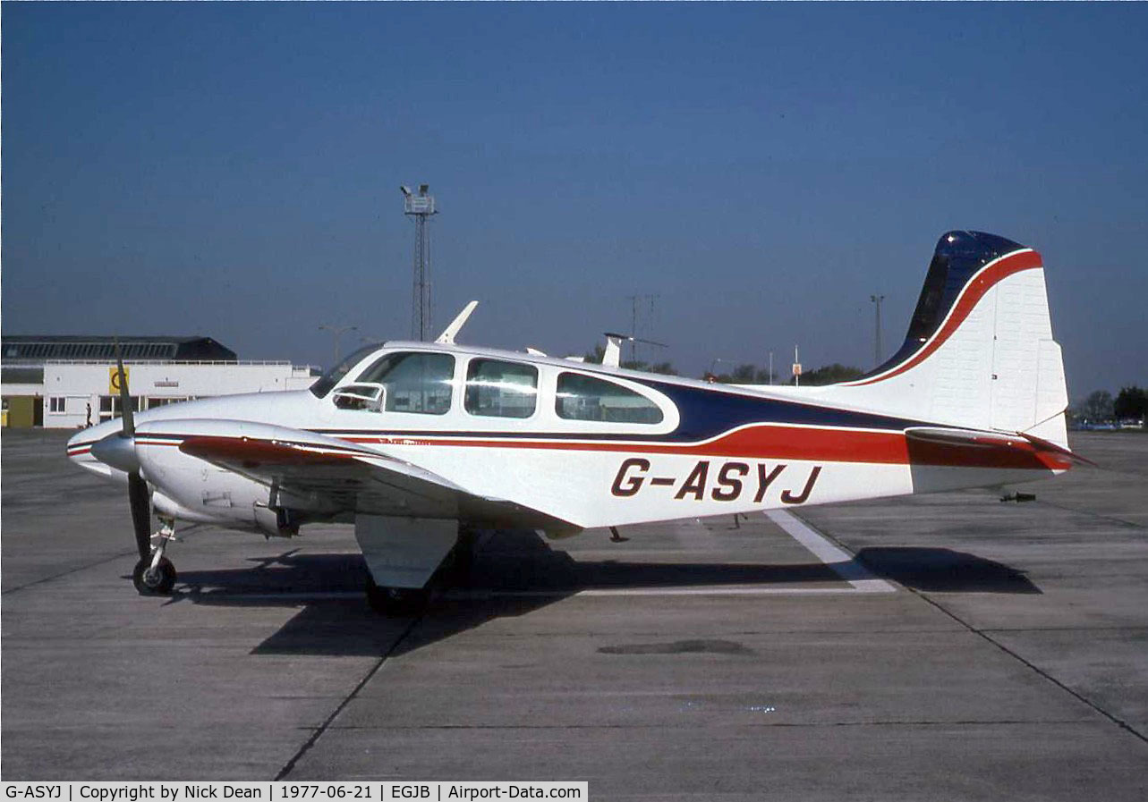 G-ASYJ, 1964 Beech D95A Travel Air C/N TD-595, /