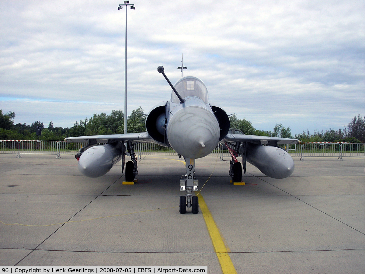 96, Dassault Mirage 2000C C/N 355, Belgian Defence Day - Florennes July 2008 - French AF