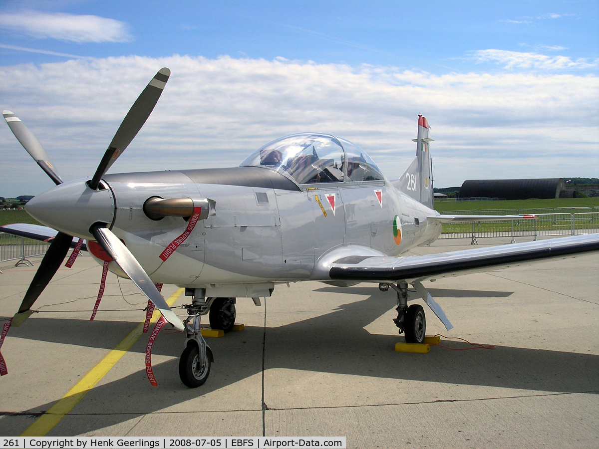 261, Pilatus PC-9M C/N 656, Belgian Defence Day - Florennes July 2008 - Irish Air Corps