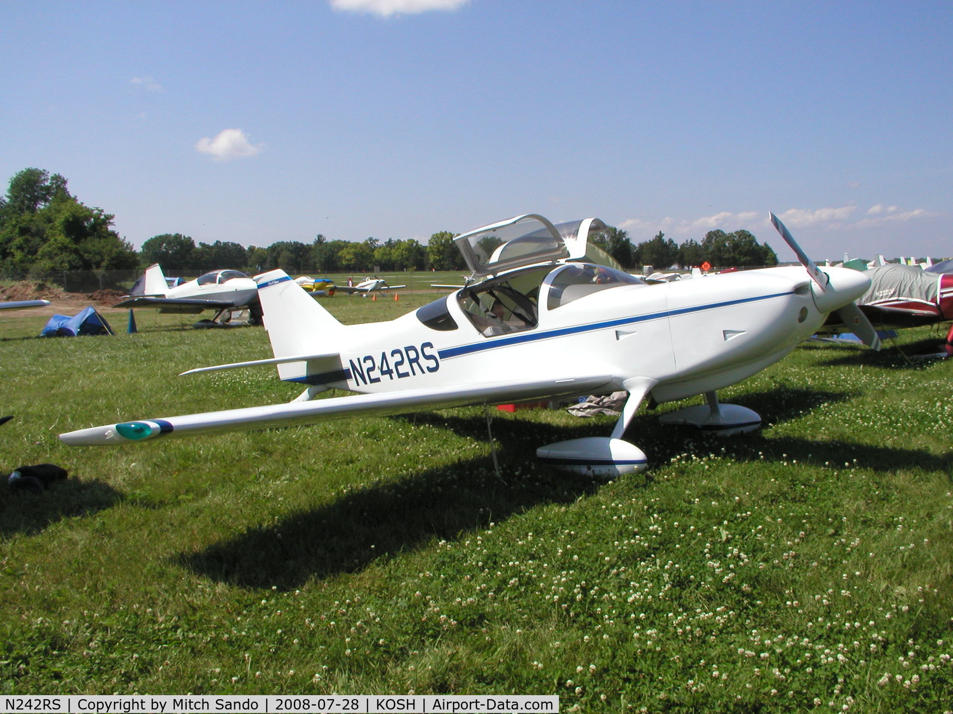 N242RS, 1997 Stoddard-Hamilton Glasair II-S C/N 2054, EAA AirVenture 2008.