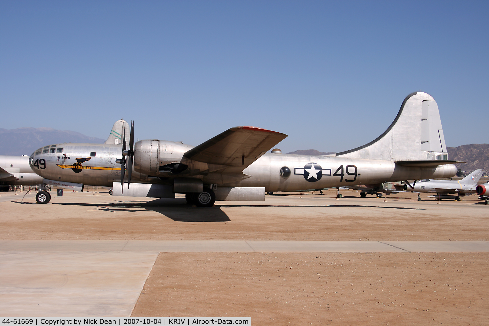 44-61669, 1944 Boeing B-29A Superfortress C/N 11146, March Field Musem great for photography with nicels spaced exhibits