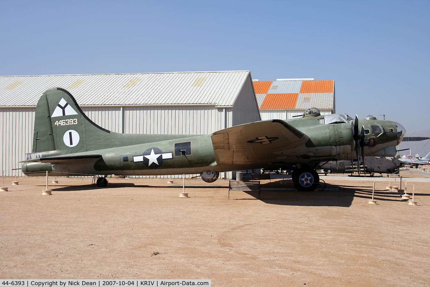 44-6393, 1944 Boeing B-17G Flying Fortress C/N 22616, March field museum