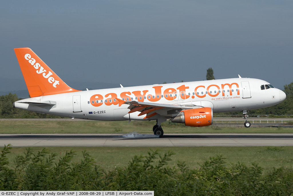 G-EZEC, 2004 Airbus A319-111 C/N 2129, Easyjet A319