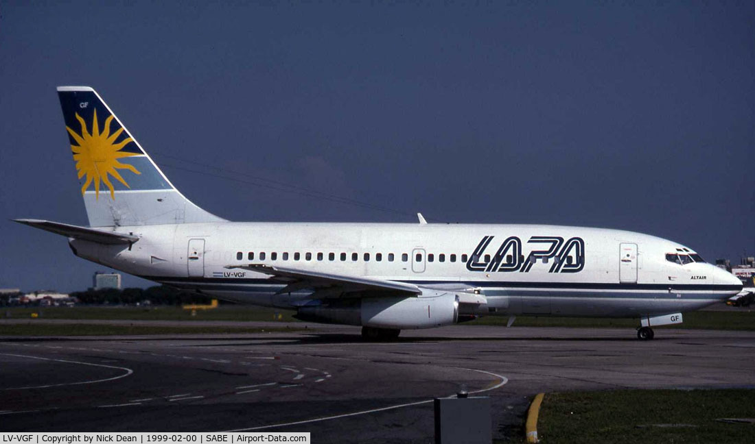 LV-VGF, 1975 Boeing 737-2M6 C/N 21138, Scanned from a slide
