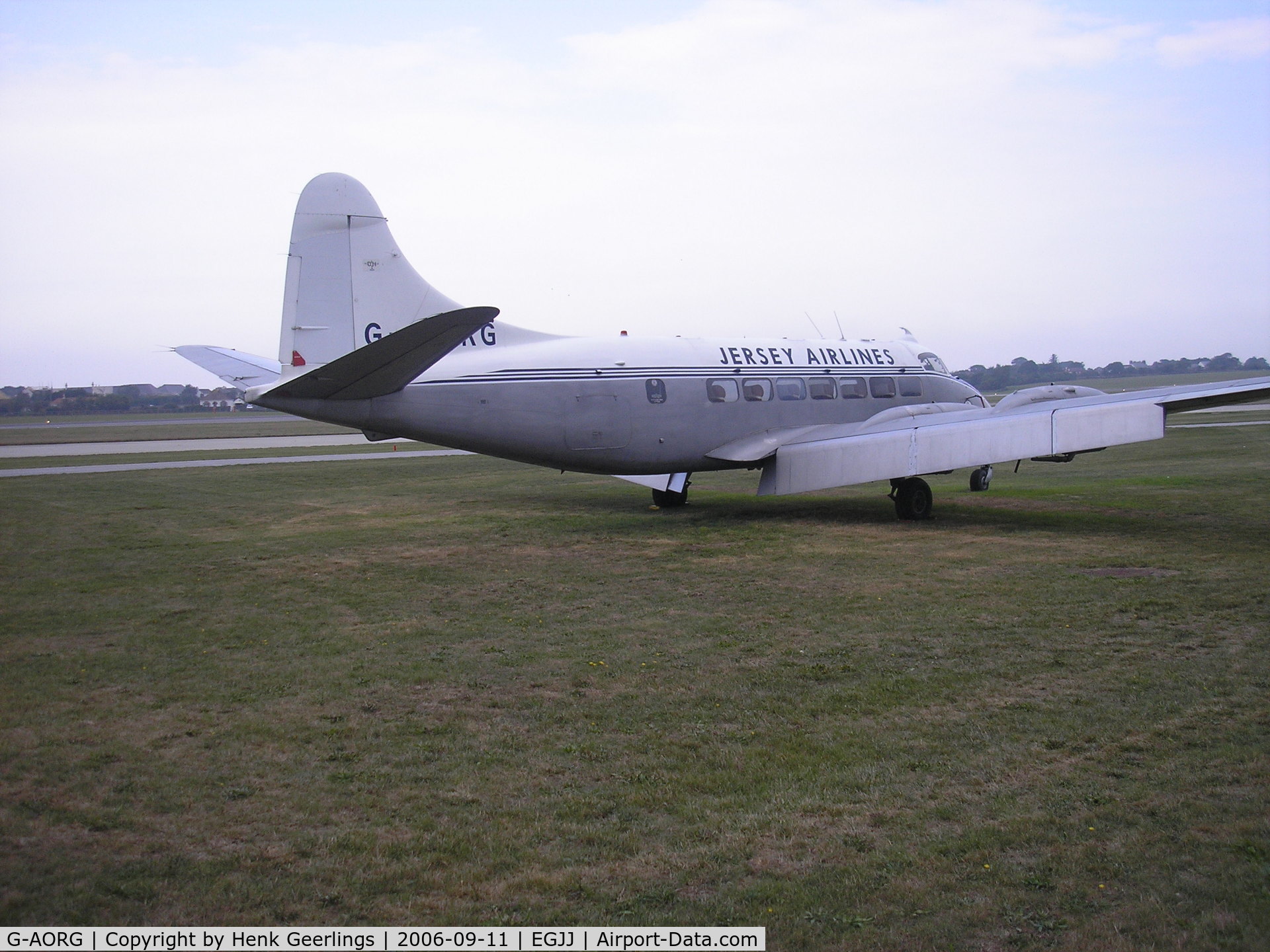 G-AORG, 1956 De Havilland DH-114 Sea Heron C.1 C/N 14101, Jersey Airport