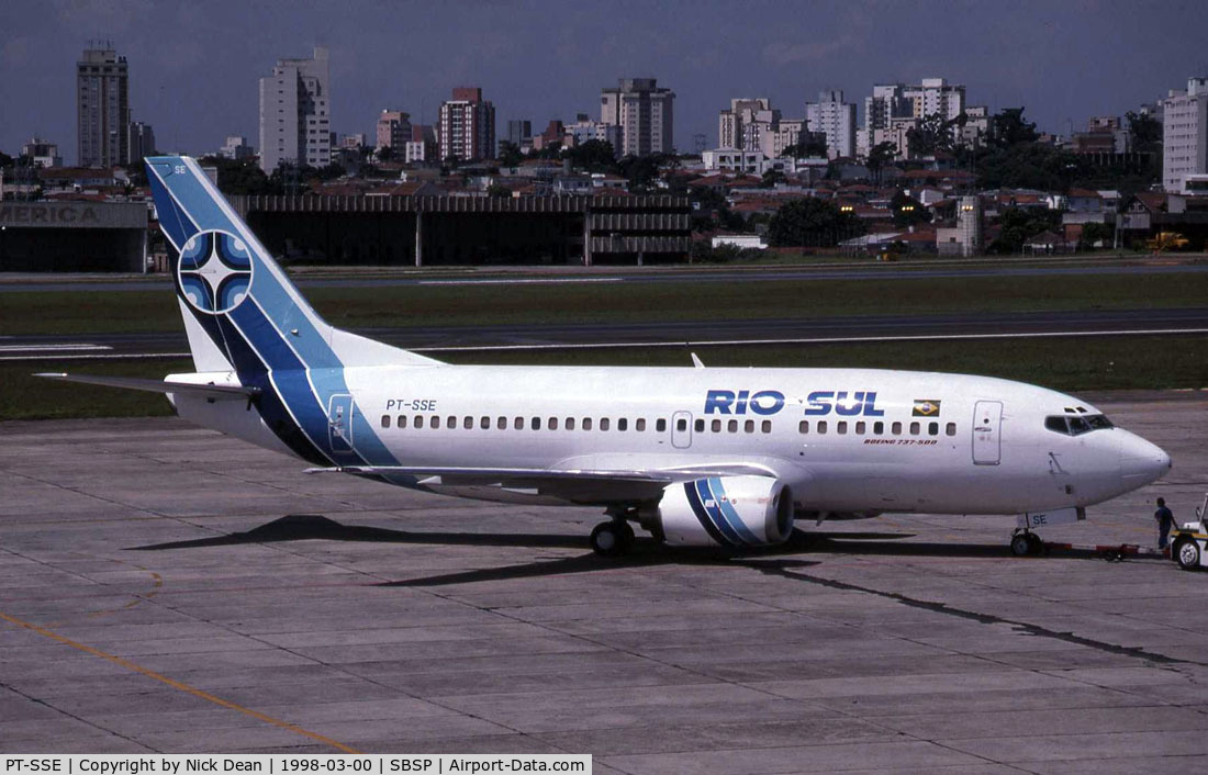 PT-SSE, 1997 Boeing 737-5Q8 C/N 28052, /