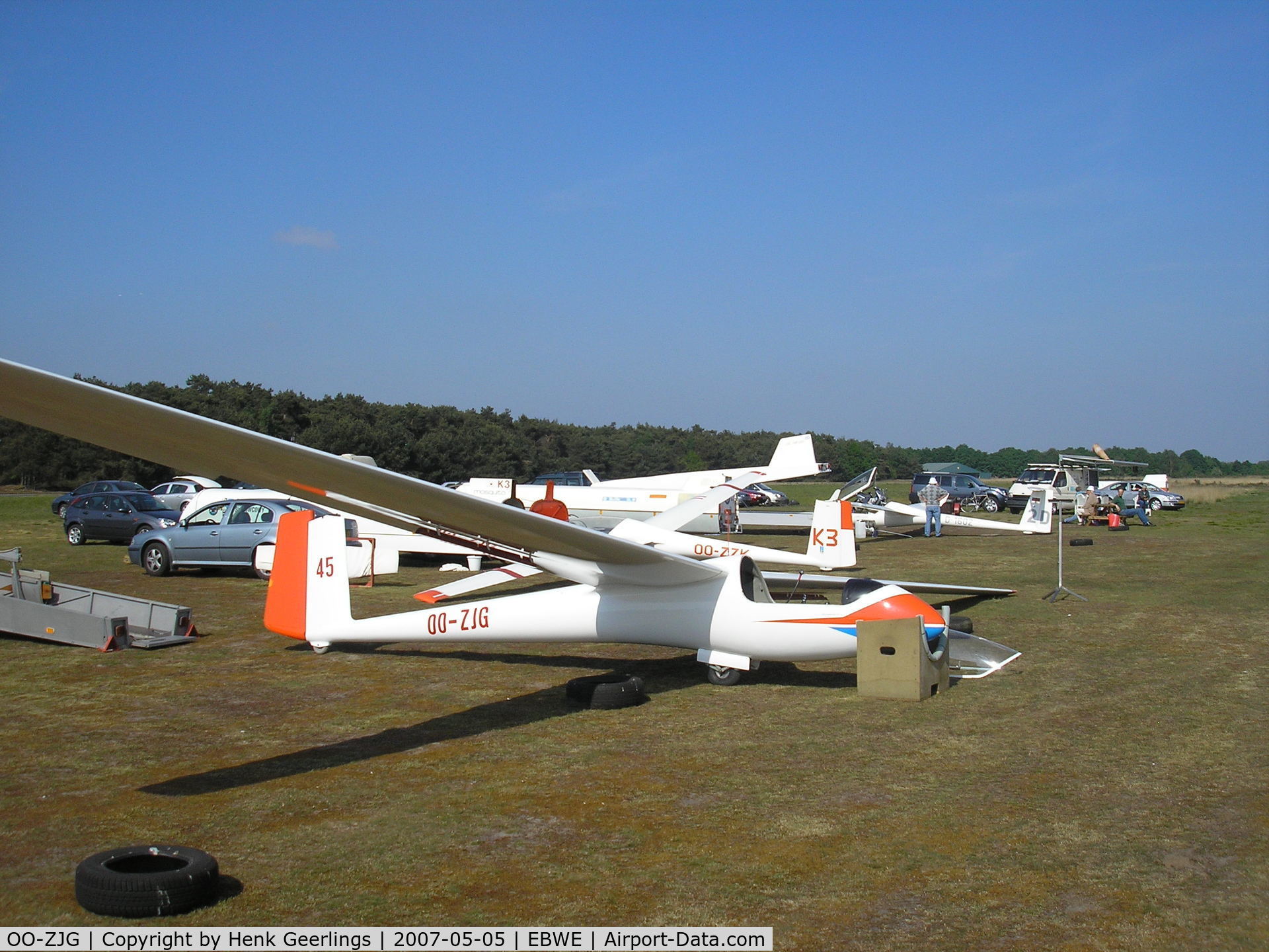 OO-ZJG, 1969 Bolkow Phoebus C C/N 894, Weelde Airport Glider Club