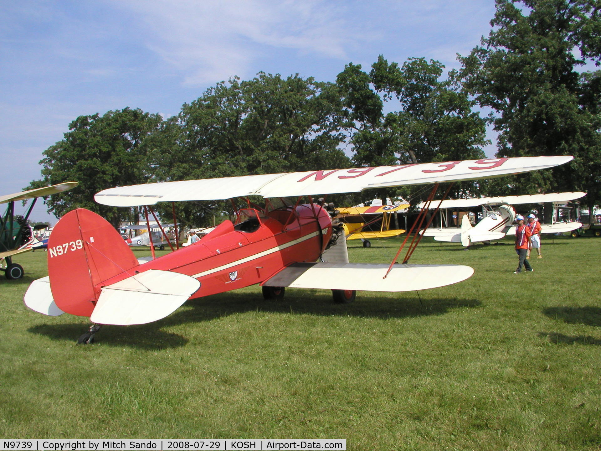 N9739, 1929 Brunner-Winkle Bird BK C/N 1002, EAA AirVenture 2008.