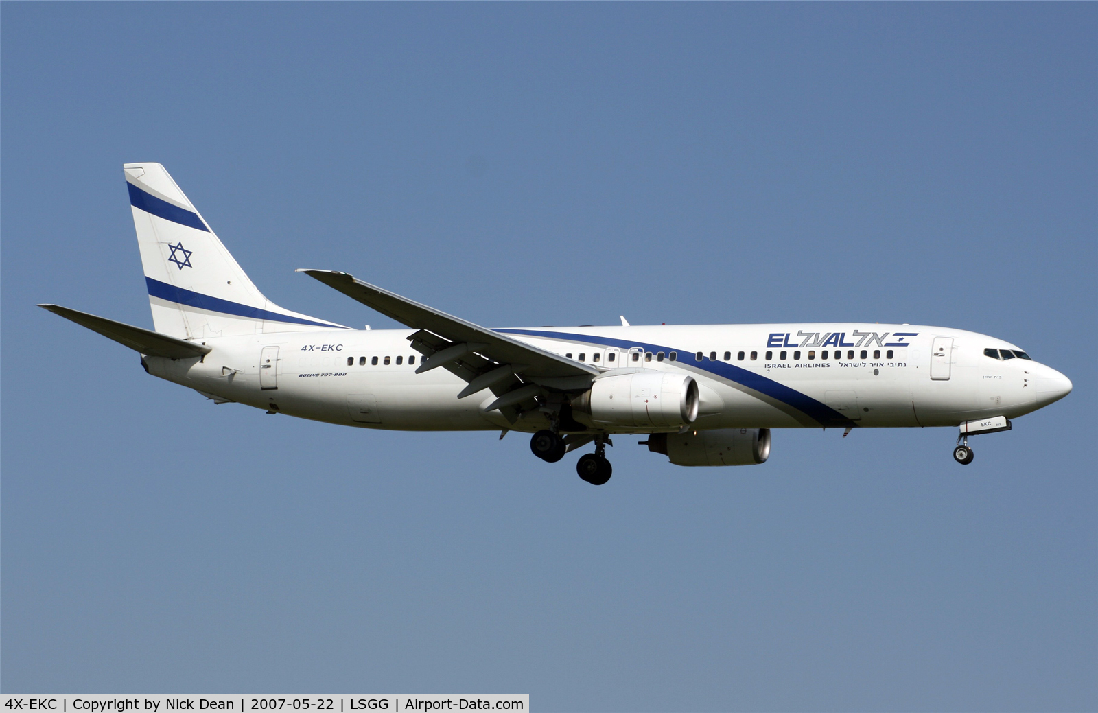 4X-EKC, 1999 Boeing 737-858 C/N 29959, /