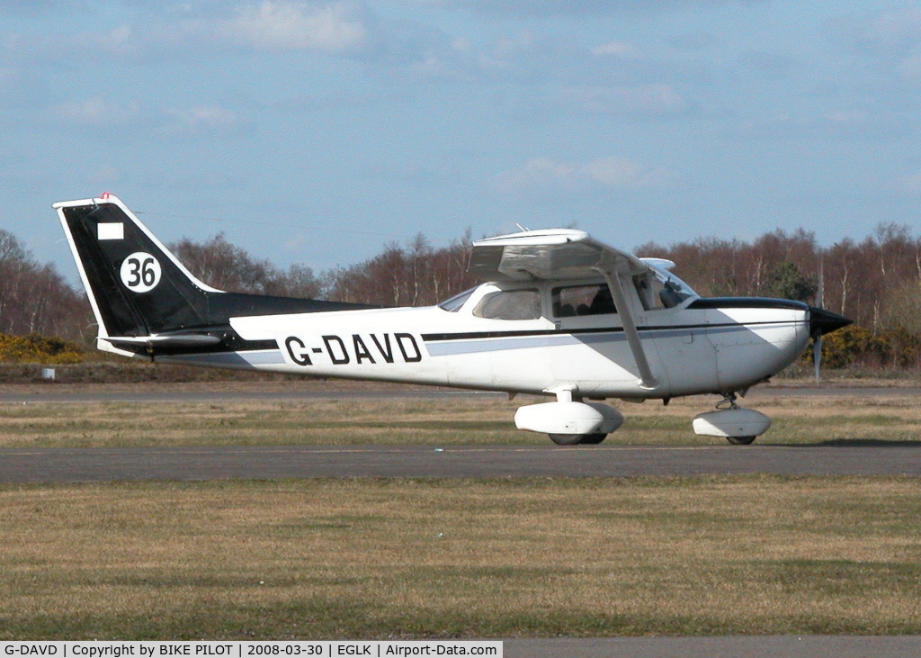 G-DAVD, 1978 Reims FR172K Hawk XP C/N 0632, CARRYING RACE NUMBER