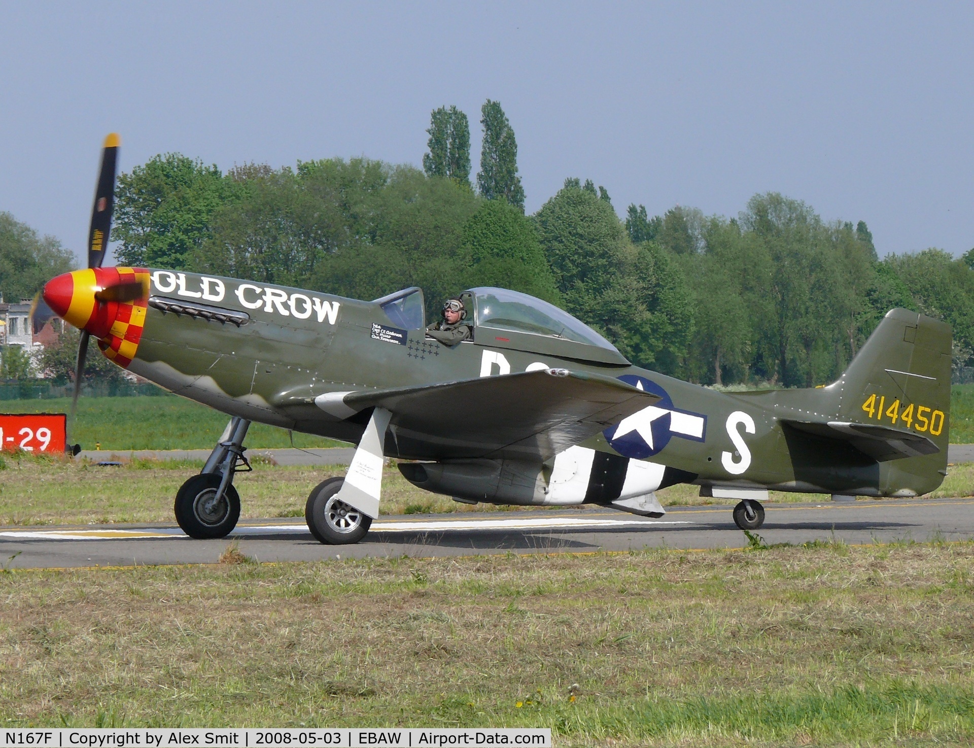 N167F, 1944 North American P-51D Mustang C/N 122-40417, North American P-51D Mustang N167F painted as USAF 414450/B6-S Old Crow