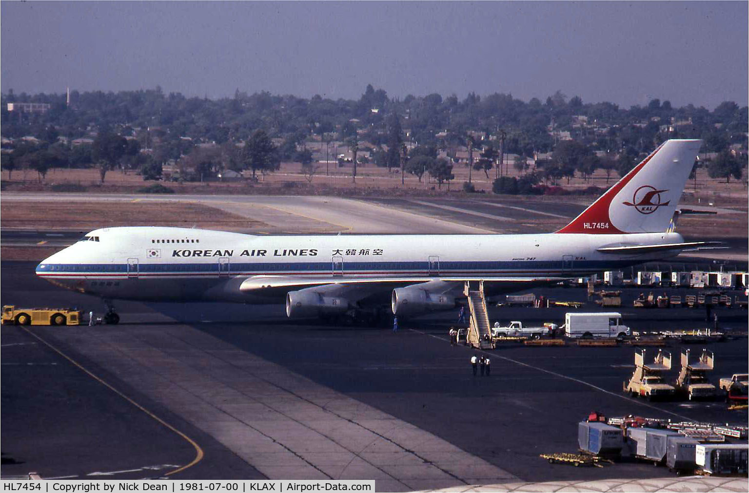HL7454, 1980 Boeing 747-2B5B/SF C/N 22482, /