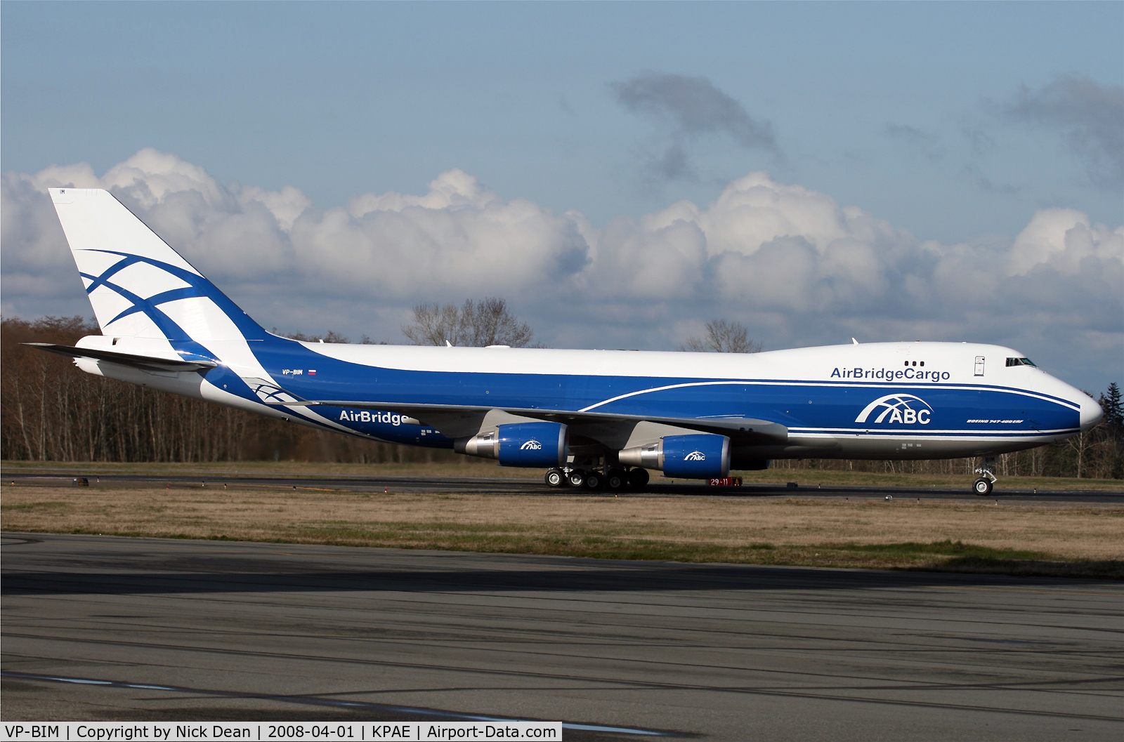 VP-BIM, 2008 Boeing 747-4HAERF C/N 35237, /