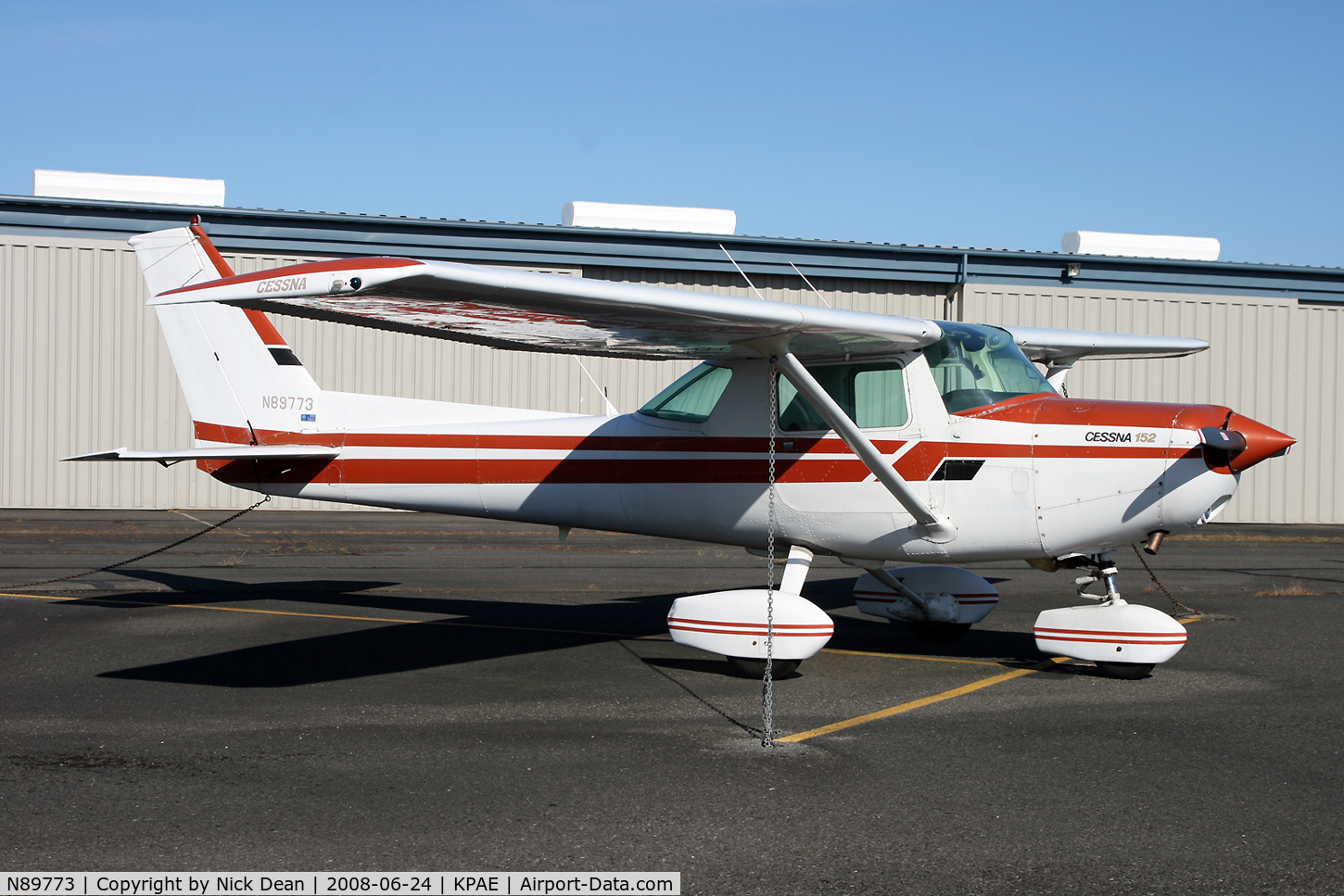 N89773, 1978 Cessna 152 C/N 15282862, KPAE