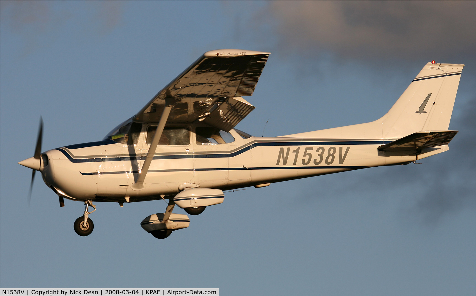 N1538V, 1974 Cessna 172M C/N 17263651, KPAE