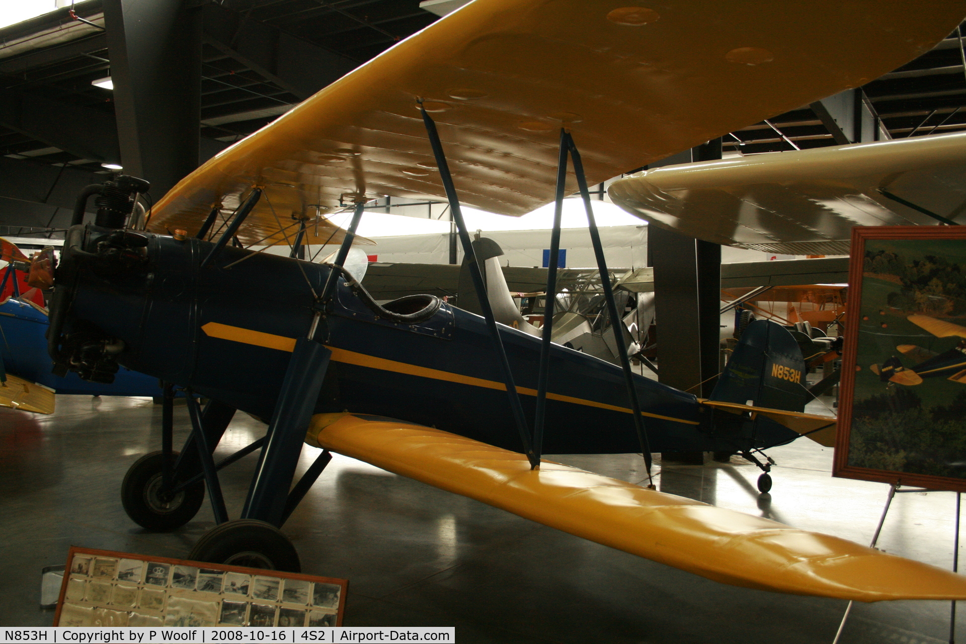 N853H, 1929 Arrow Sport A2-110 C/N 412, WAAAM exhibit