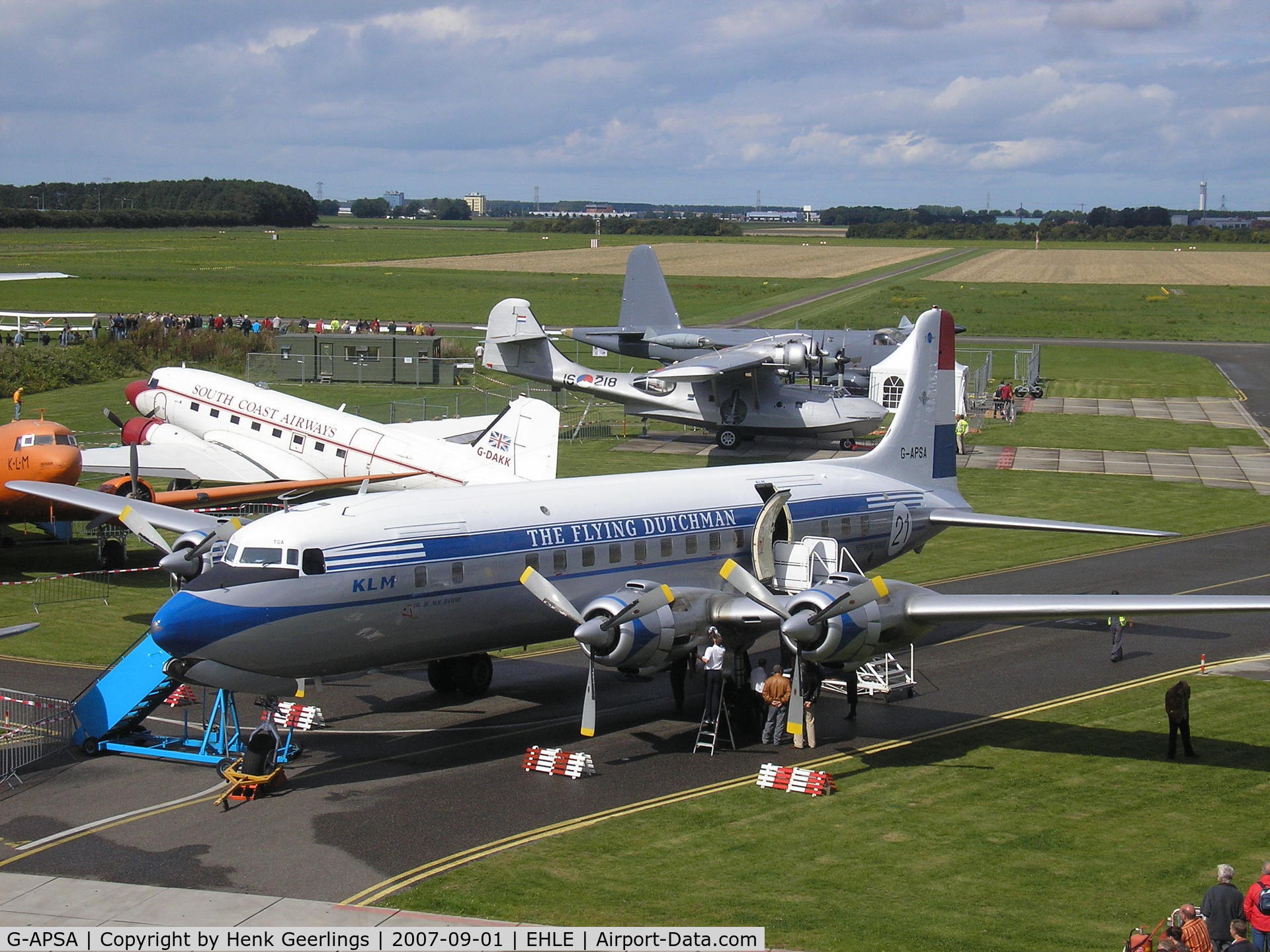 G-APSA, 1958 Douglas DC-6A C/N 45497, Giants of History Fly in , Aviodrome - Lelystad Airport