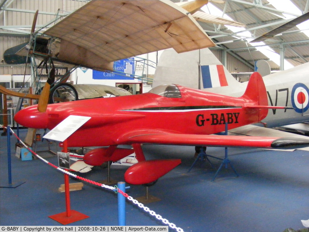 G-BABY, 1975 Taylor JT-2 Titch C/N PFA 3204, Norfolk & Suffolk Aviation Museum