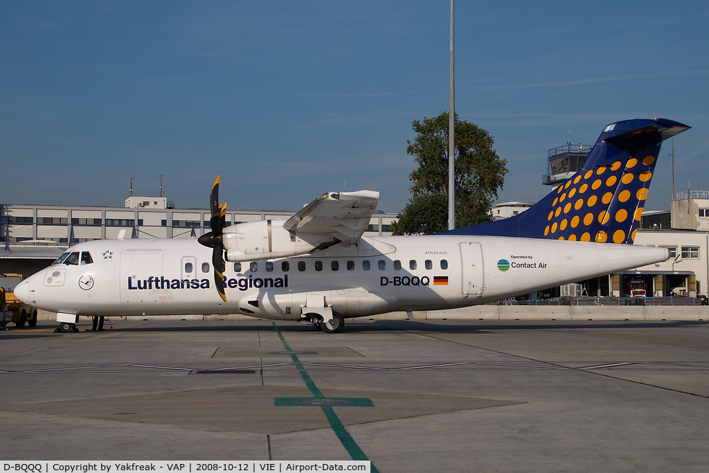 D-BQQQ, 1999 ATR 42-500 C/N 584, Eurowing ATR42 in Lufthansa colors