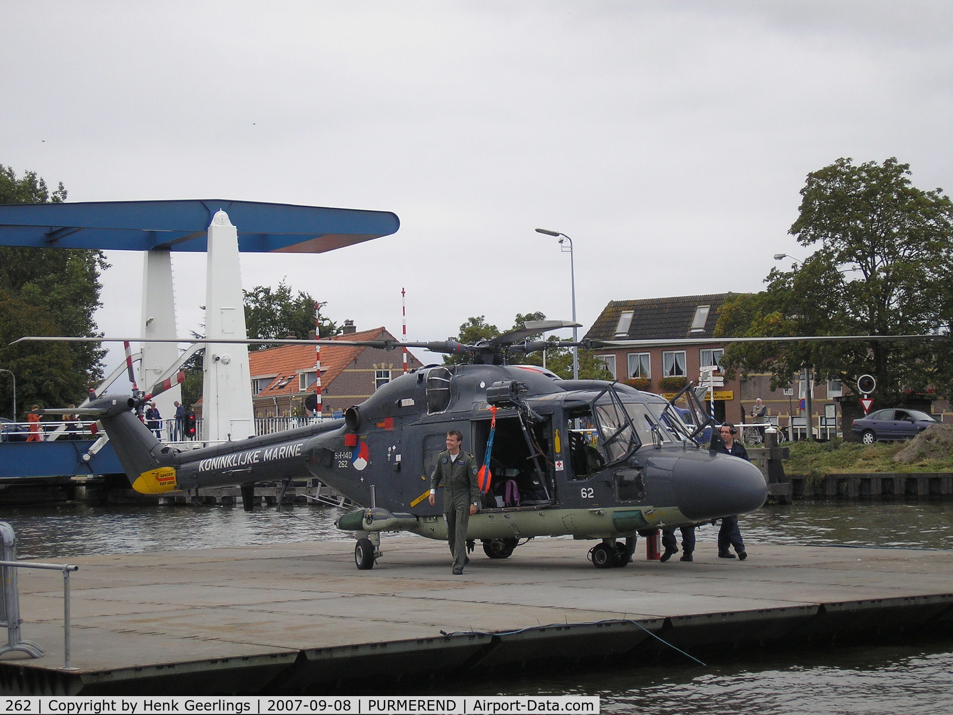 262, Westland SH-14D Lynx C/N 013, Ready for departure