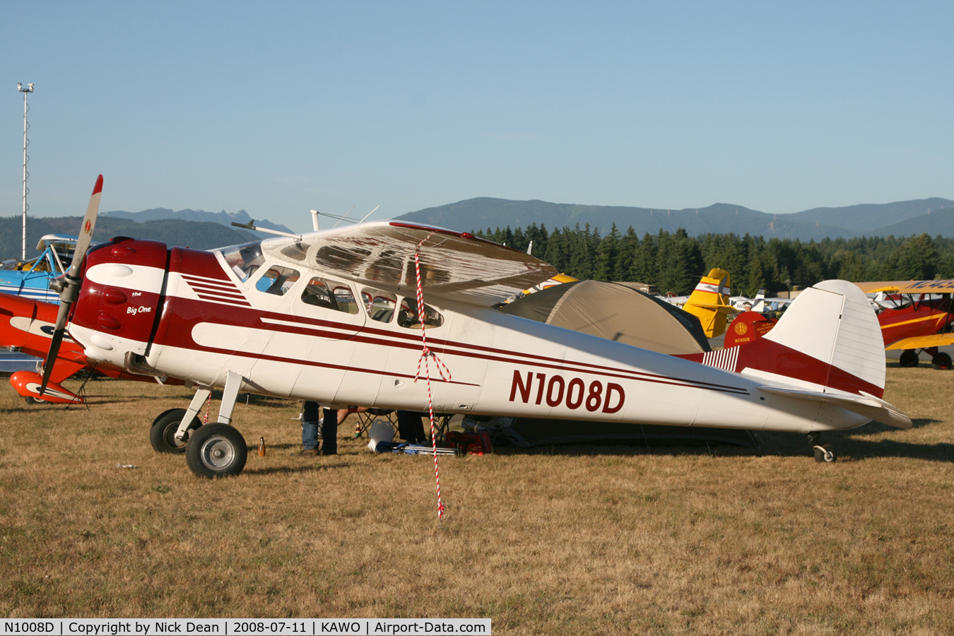 N1008D, 1950 Cessna 195A C/N 7616, .