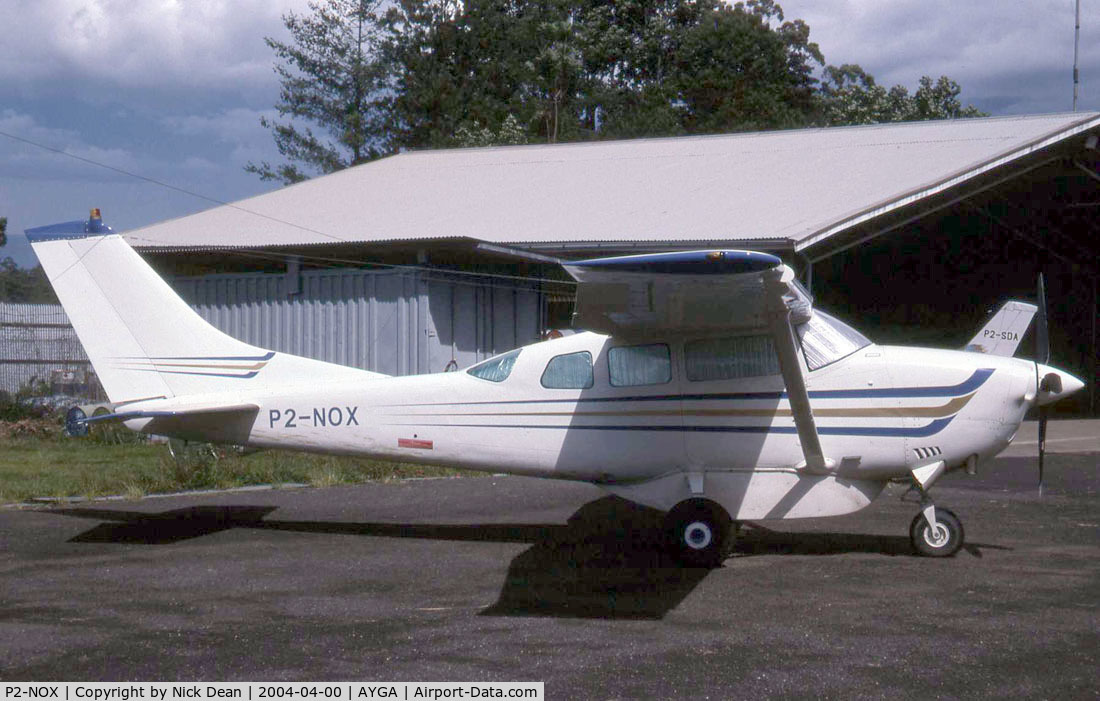 P2-NOX, 1965 Cessna 206 Super Skywagon C/N Not Found N206BJ, Scanned from a slide