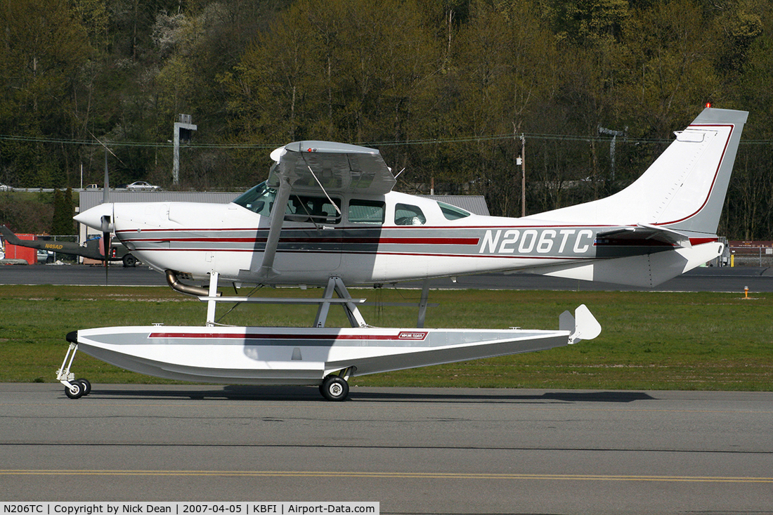 N206TC, 1985 Cessna U206G Stationair C/N U20606893, KBFI