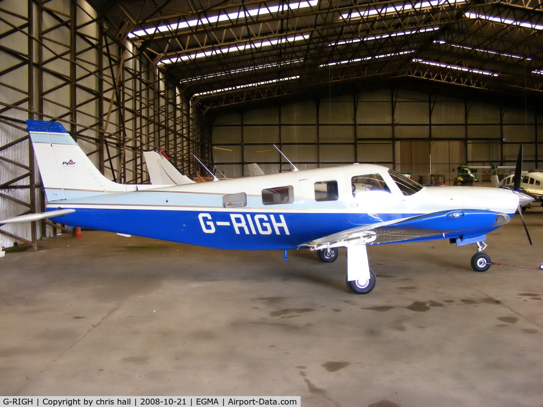 G-RIGH, 1998 Piper PA-32R-301 Saratoga II HP C/N 3246123, Previous ID: N41272