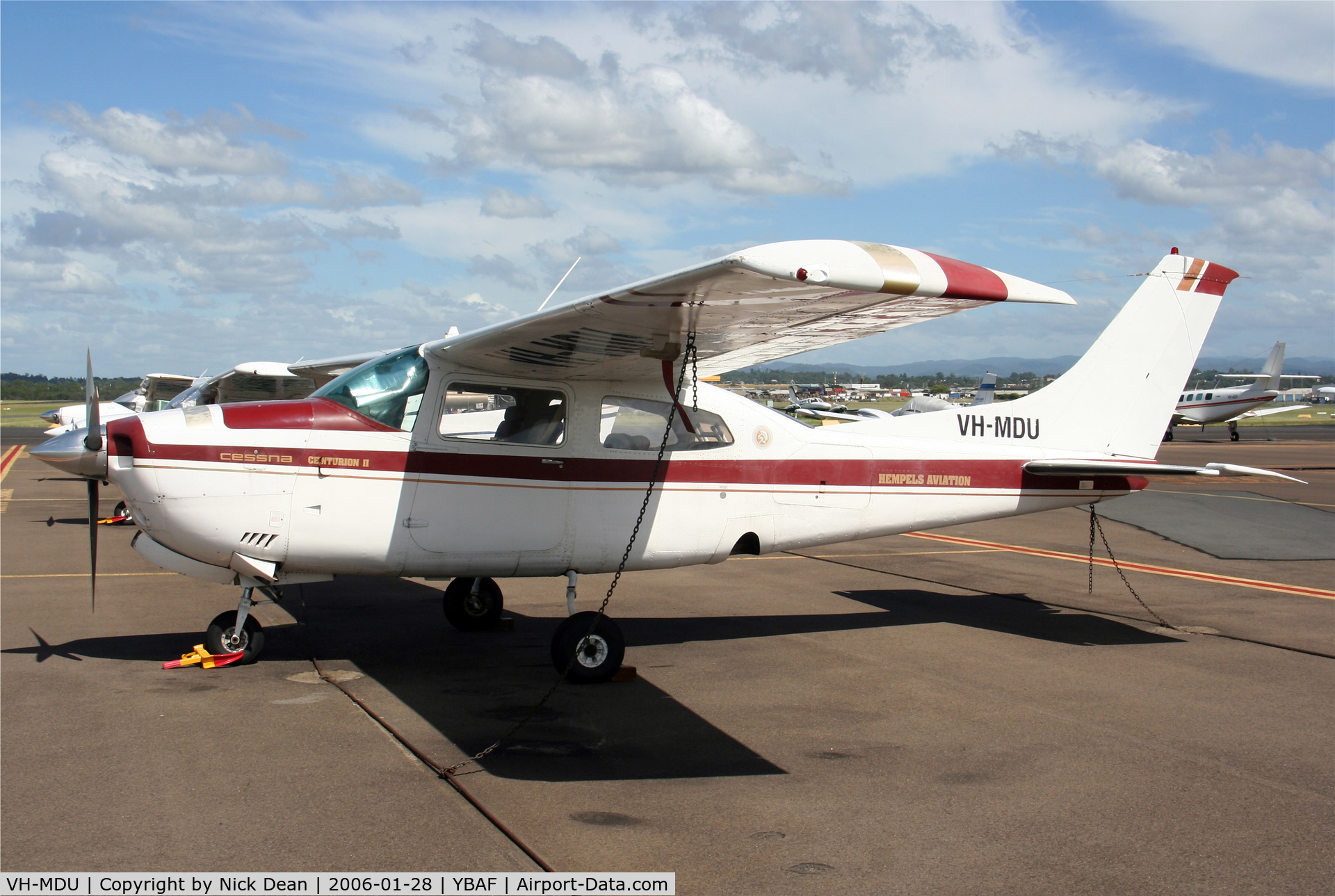 VH-MDU, 1976 Cessna 210M Centurion C/N 21061634, .